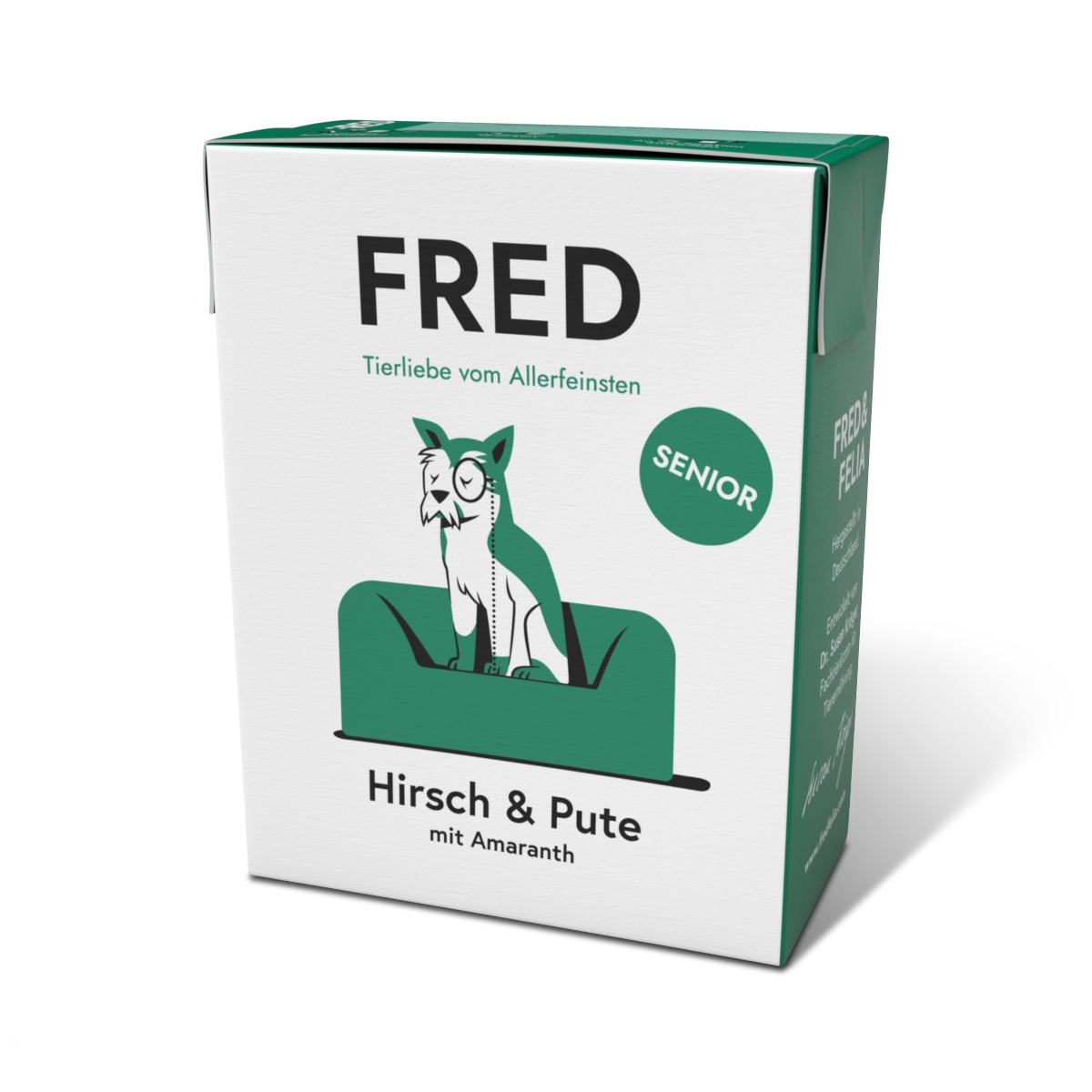 Fred Senior deer and turkey, 390g Tetra Pak