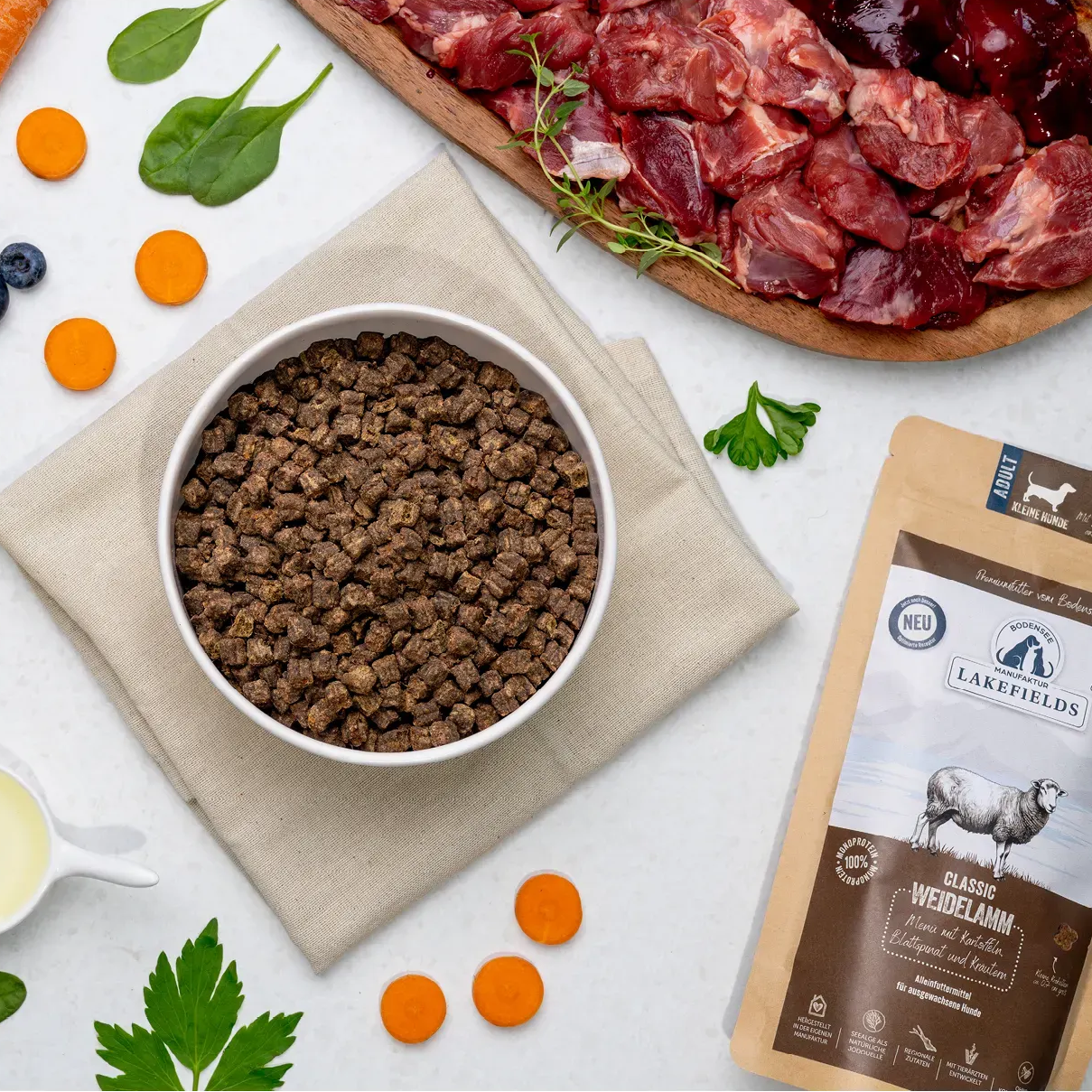 Single Protein Lamb Dry Food for Small Dogs