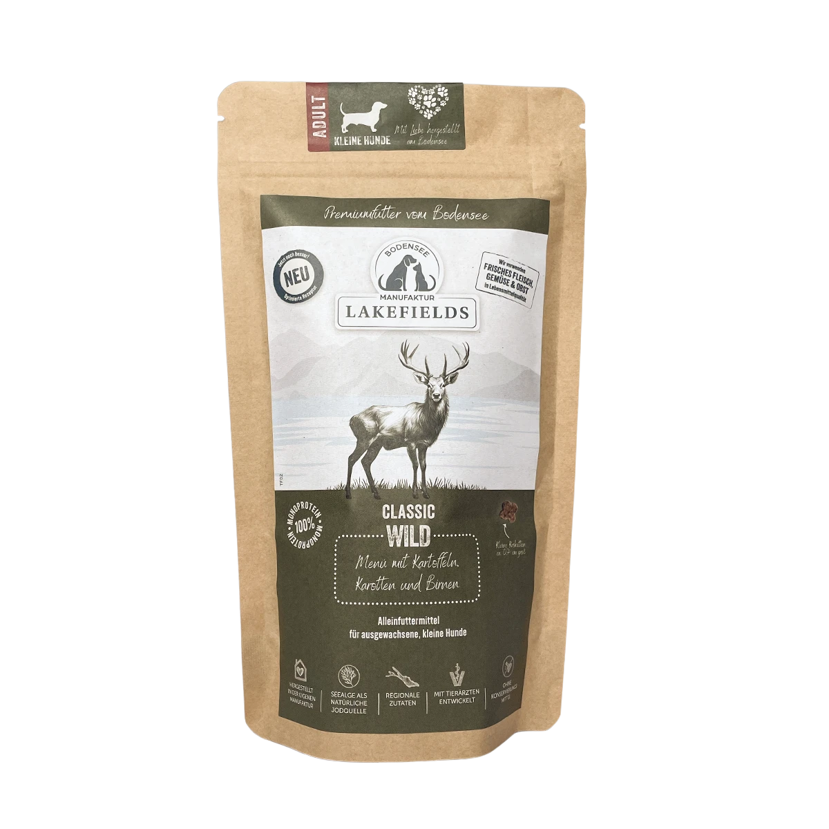 Single Protein Deer Dry Food for Small Dogs